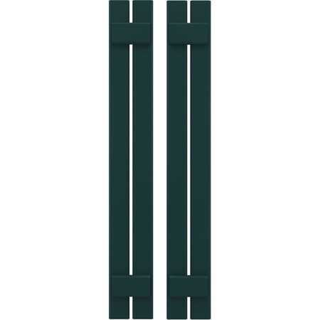 Ekena Millwork Americraft 2-Board, 2 Batten Exterior Real Wood Spaced Board-n-Batten Shutters, ARW101SB207X41FGH, PR ARW101SB207X41FGH